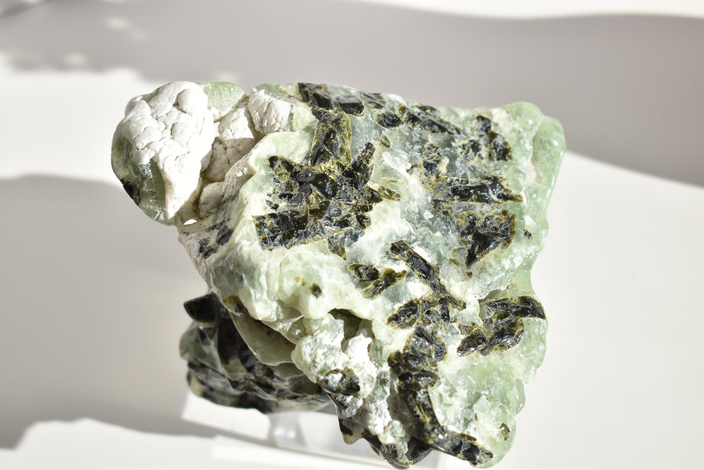Large Prehnite Skull Carving 1.6kg