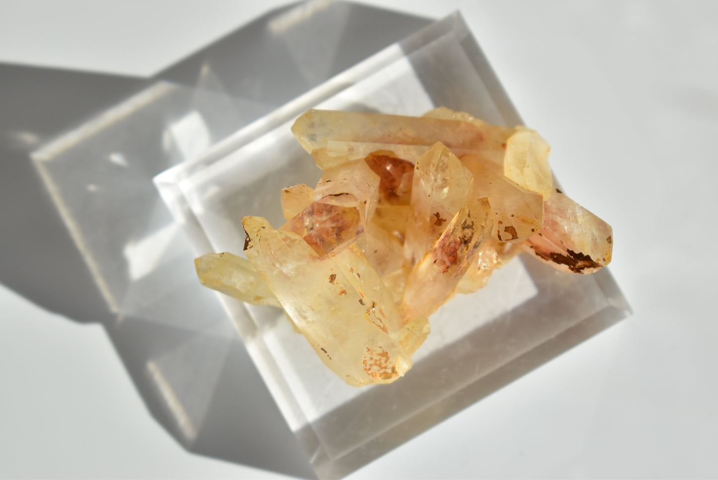 Brazil Orange Quartz Raw Baby Cluster #2