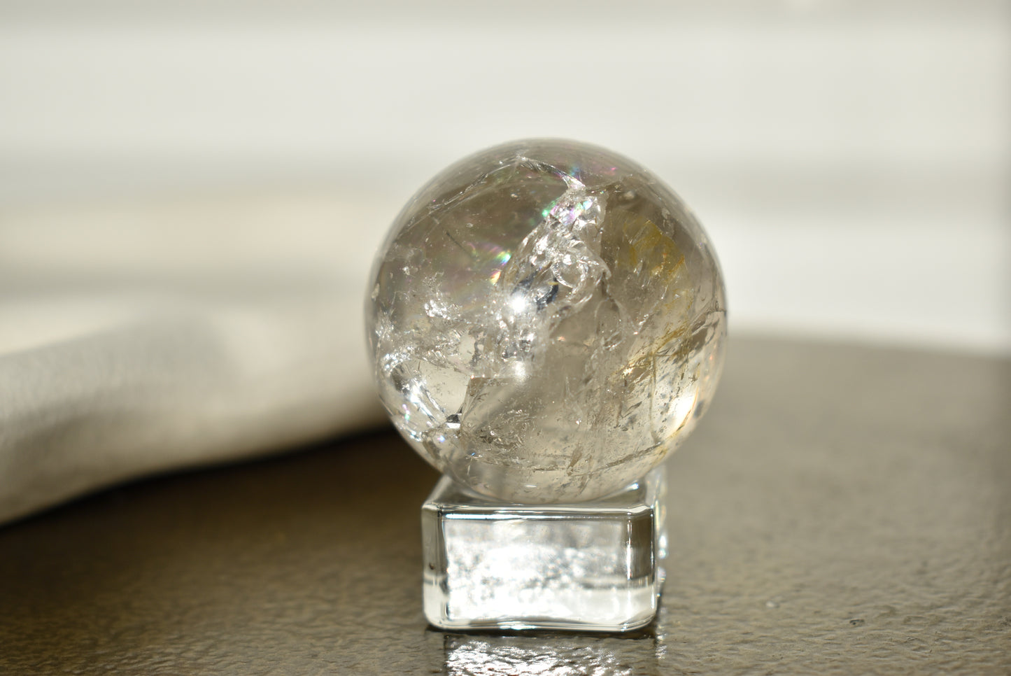 Rainbow Clear Quartz Sphere #1