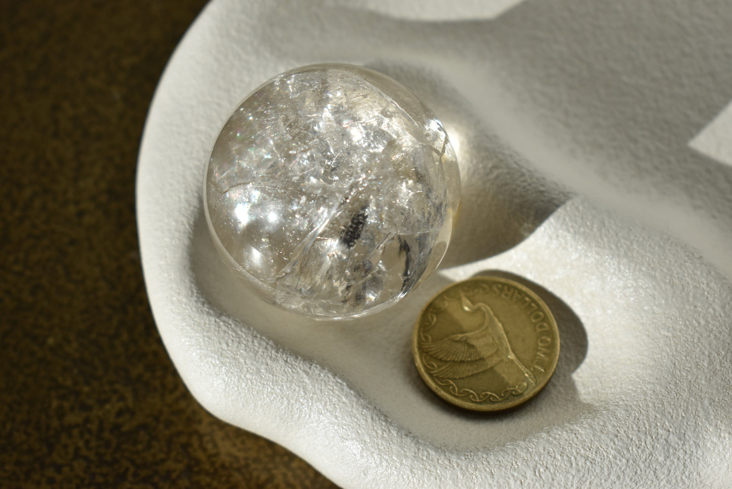 Rainbow Clear Quartz Sphere #1