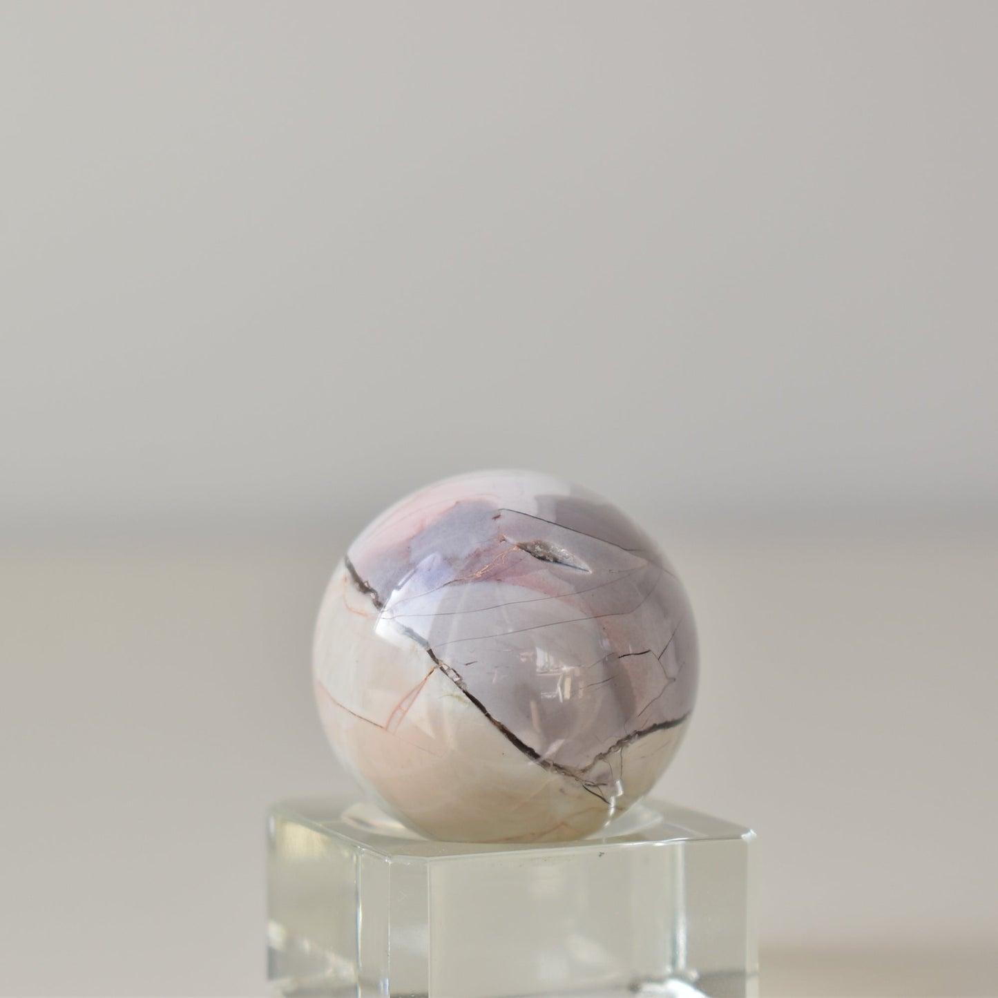 HG Rare Hyacinth Jasper Sphere 44g