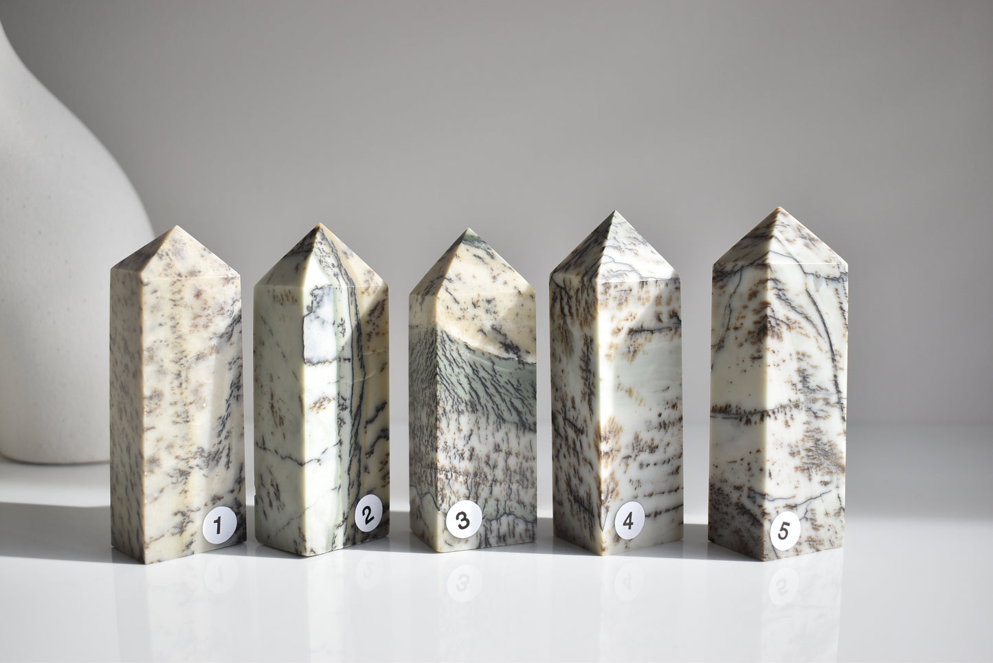 Dendritic Sage Jasper point