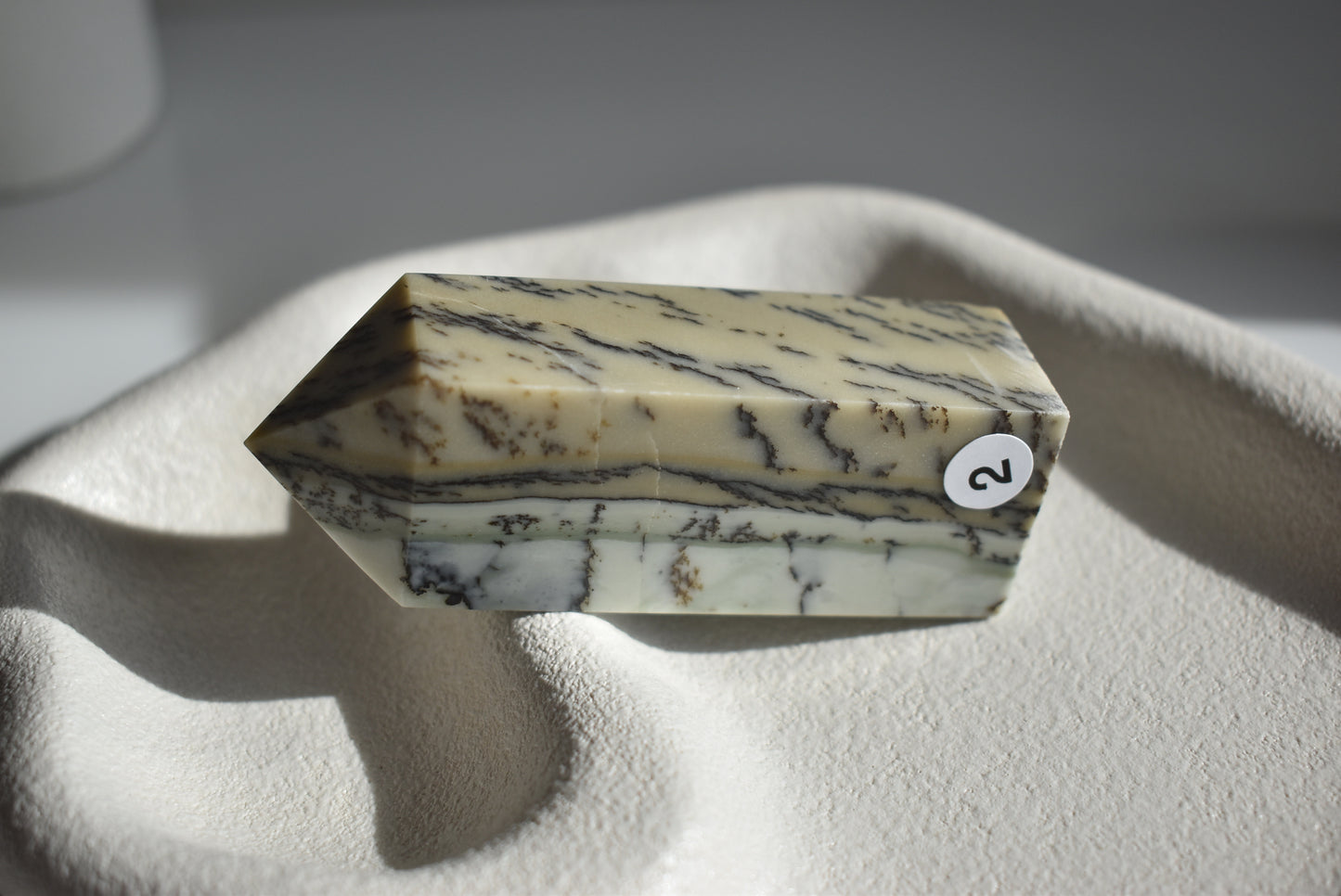 Dendritic Sage Jasper point