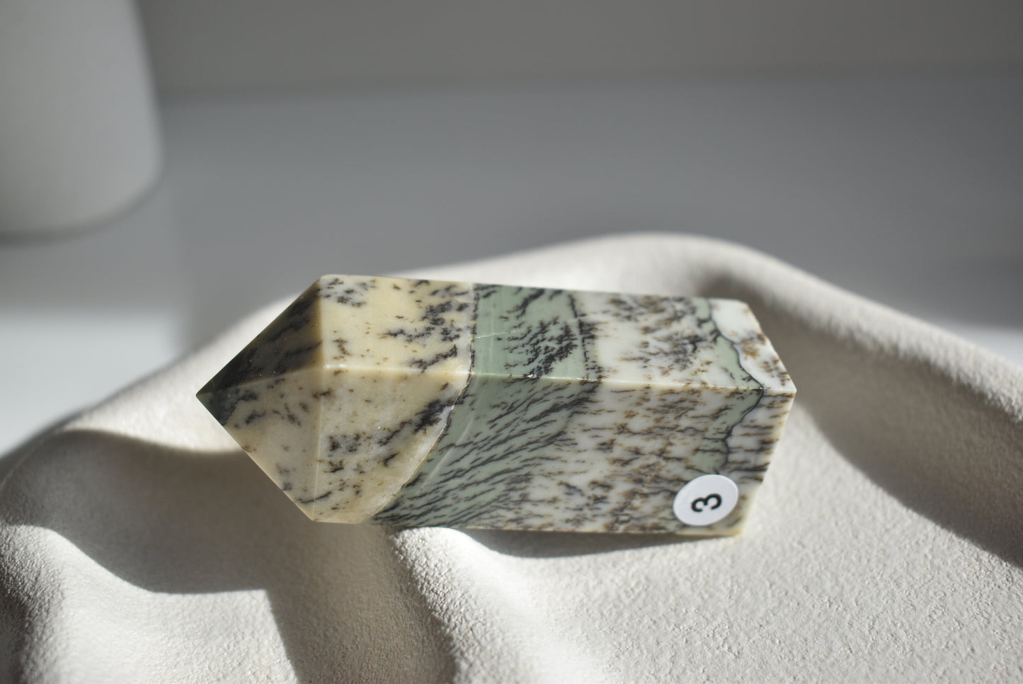 Dendritic Sage Jasper point