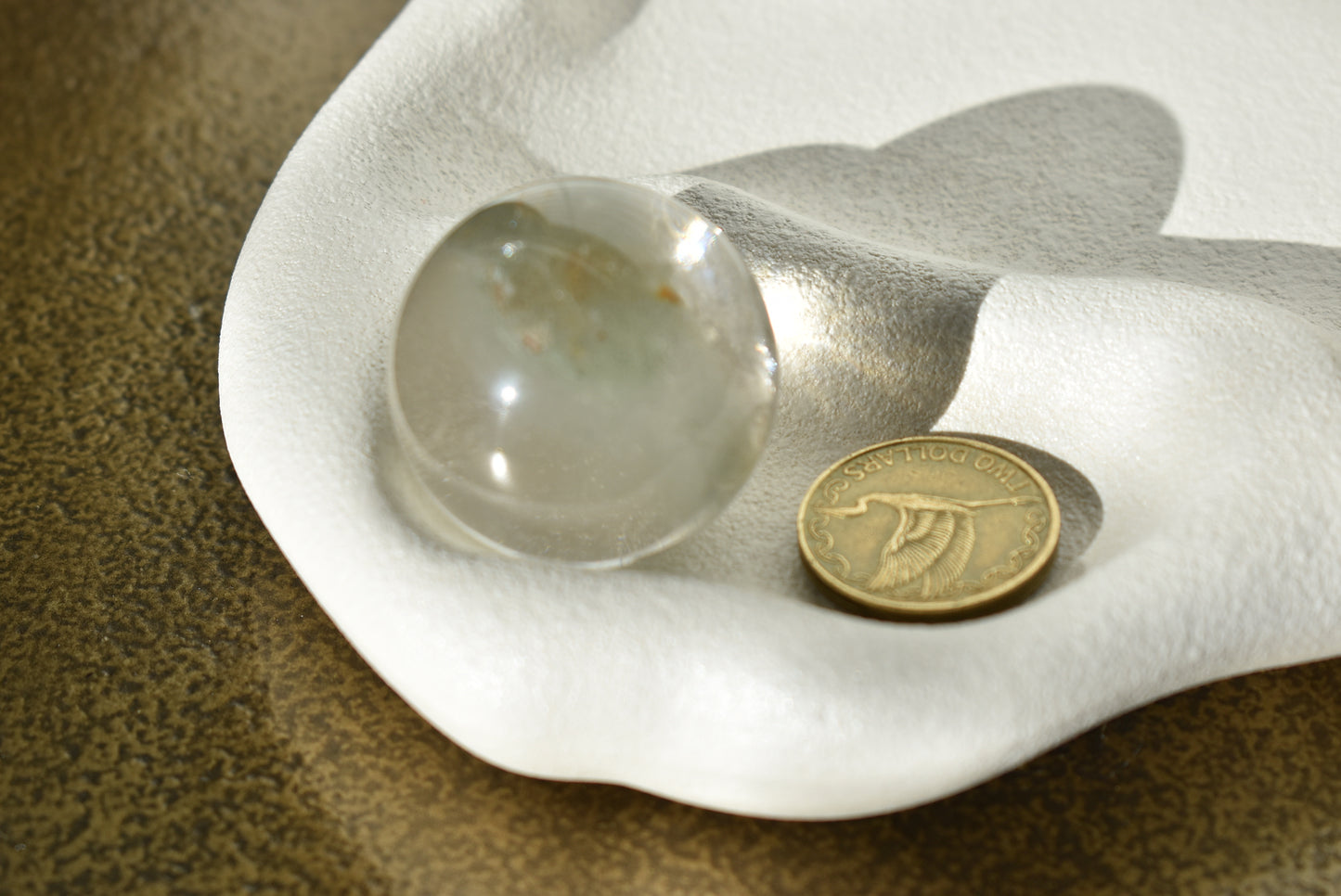 Garden Quartz Lodolite sphere #5