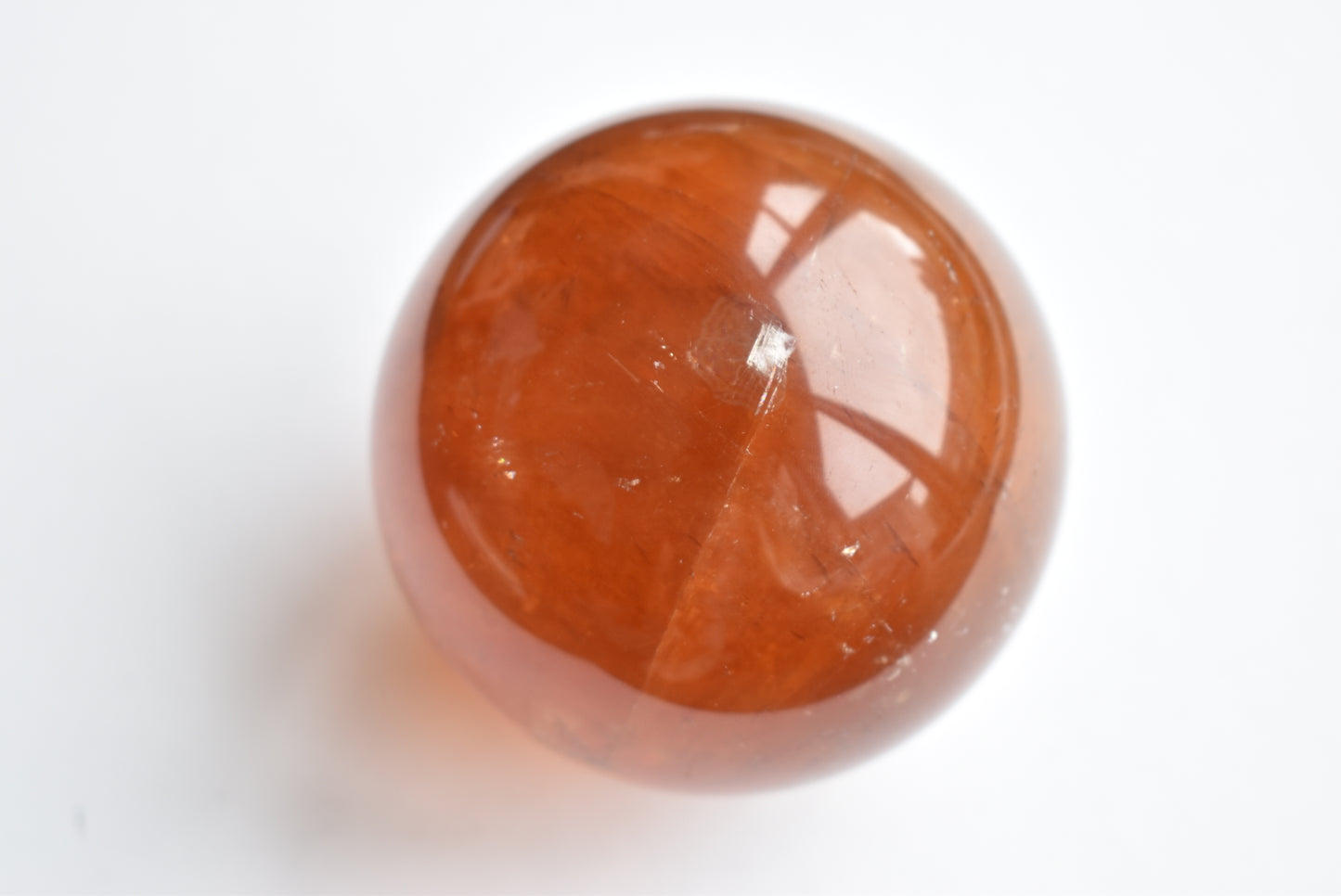 HG Optical Honey Calcite Sphere 927g (video)