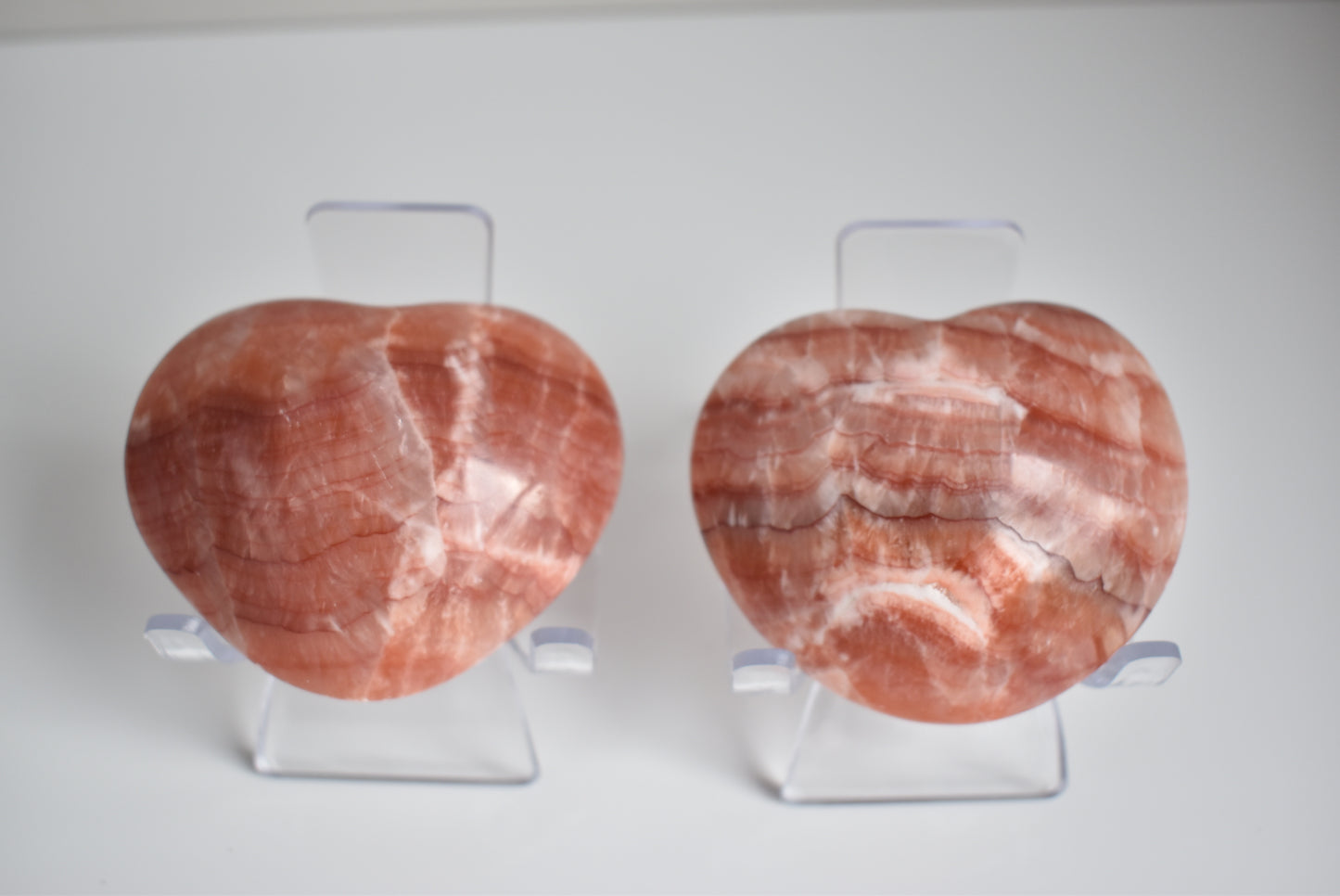 Banded Calcite Puffy Heart