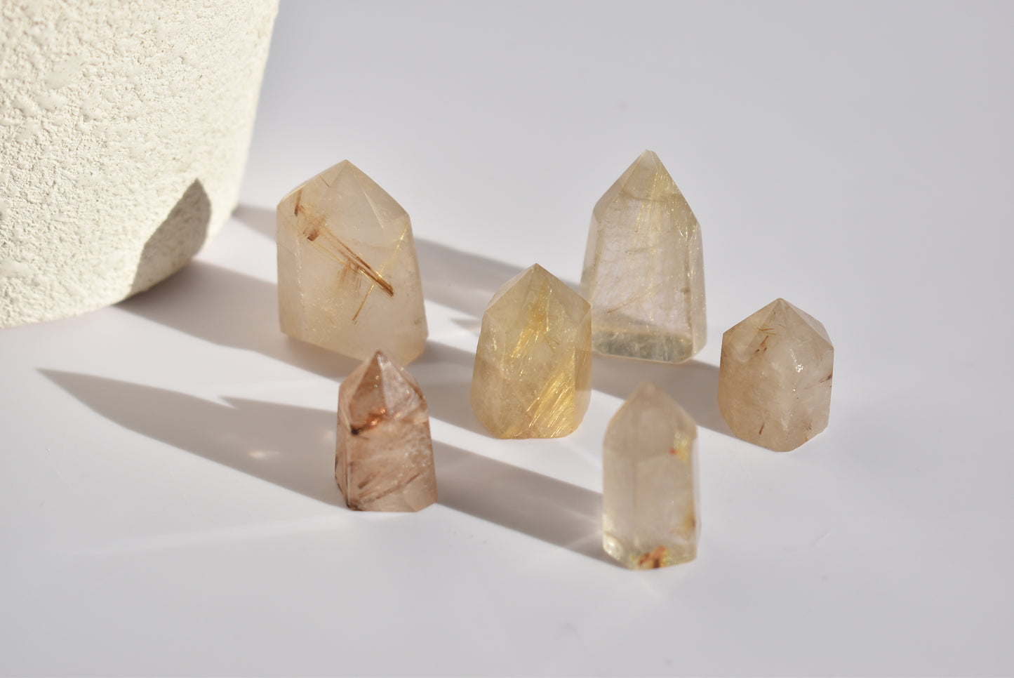 Small Golden Rutilated Quartz Point
