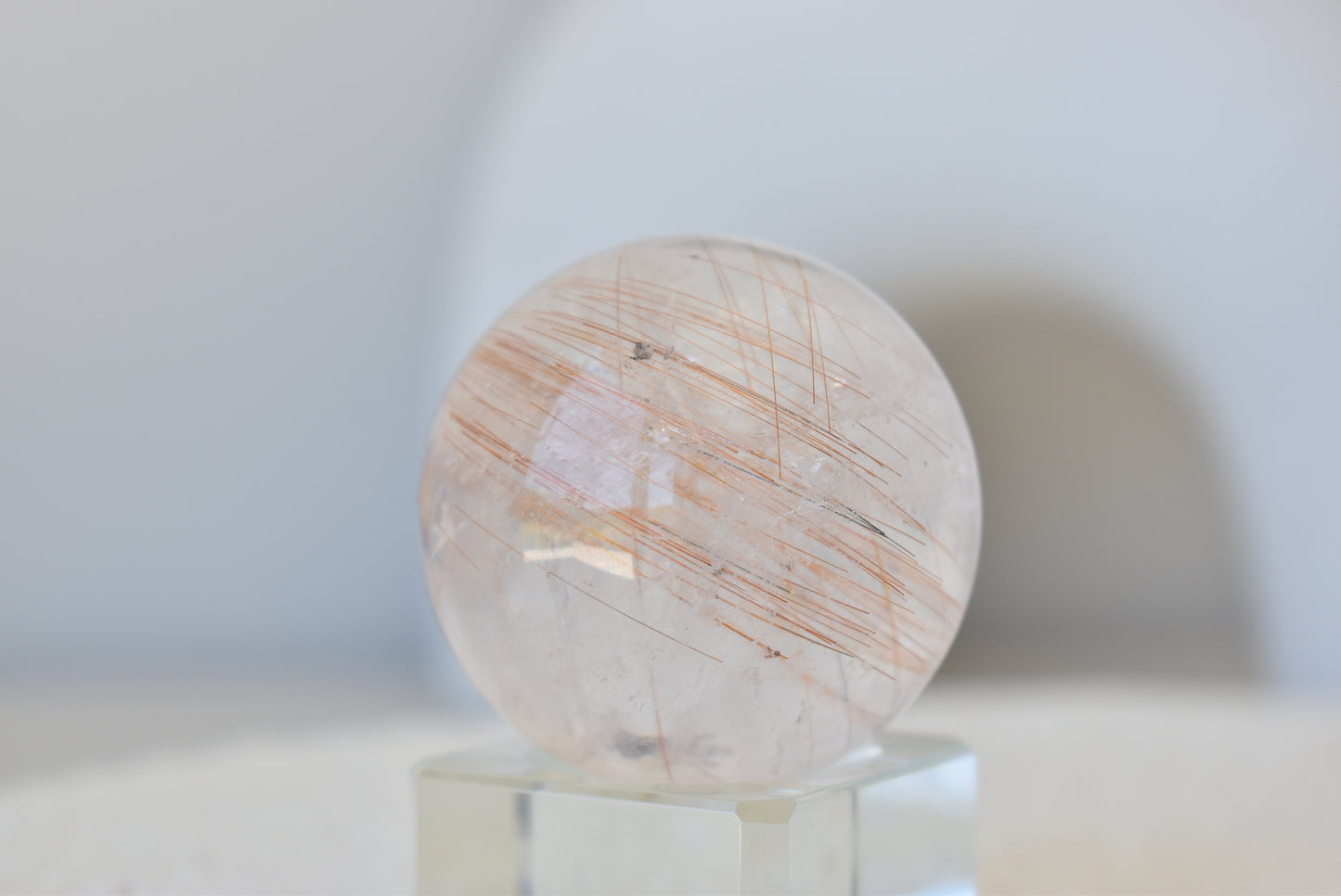 HG Copper Rutile Quartz Sphere #1 44mm