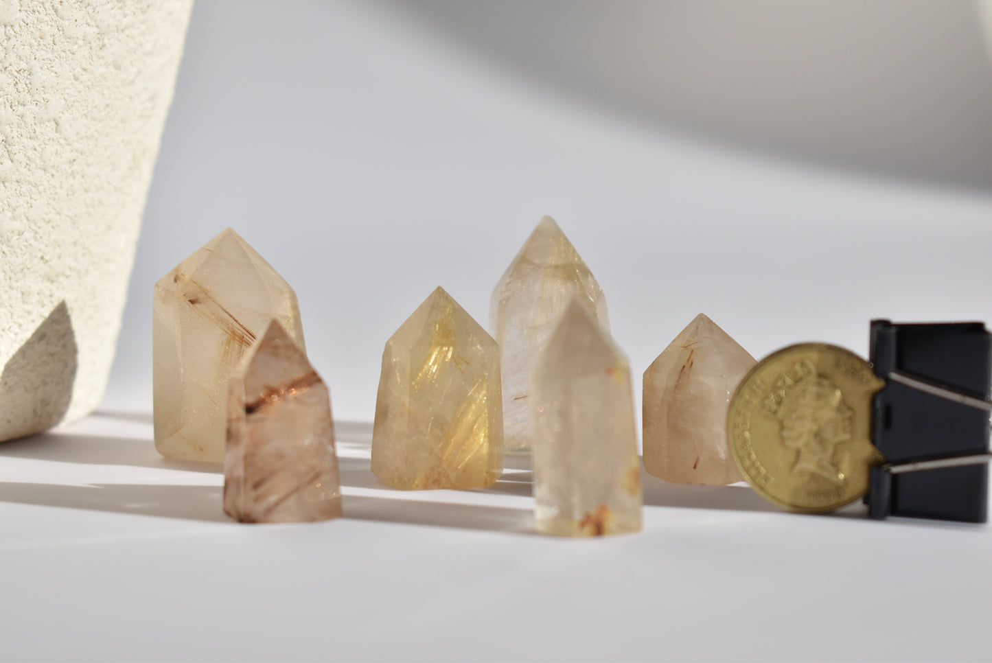 Small Golden Rutilated Quartz Point