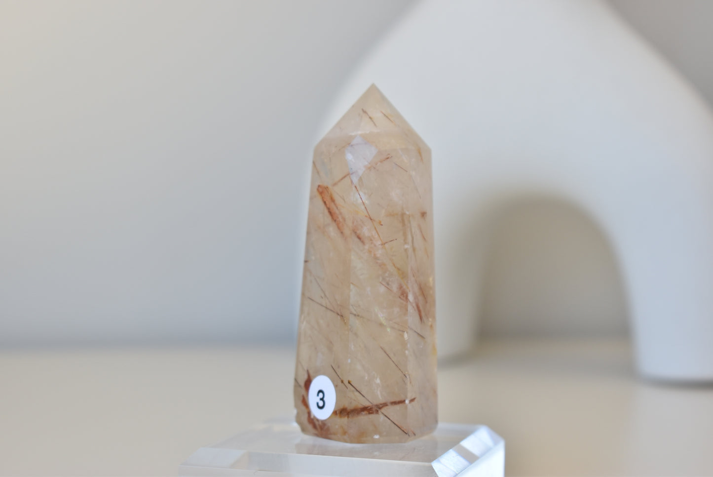 Rutilated Quartz Point #3