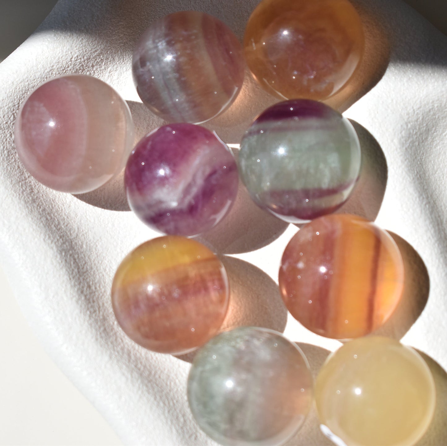 HG Candy Fluorite Spheres 30mm