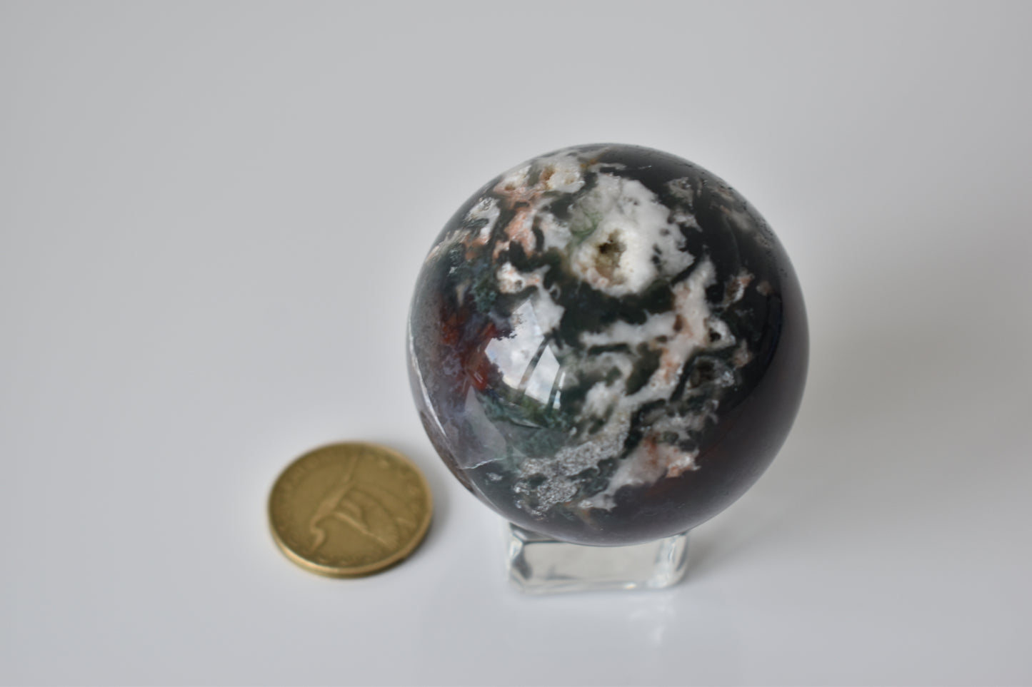 Moss Agate Sphere #1