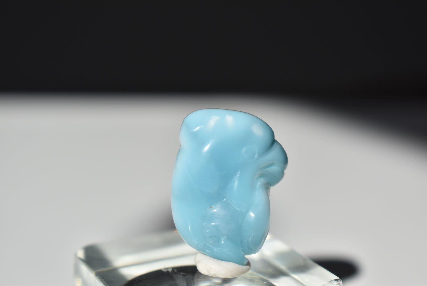 HG Larimar Dolphin Carving
