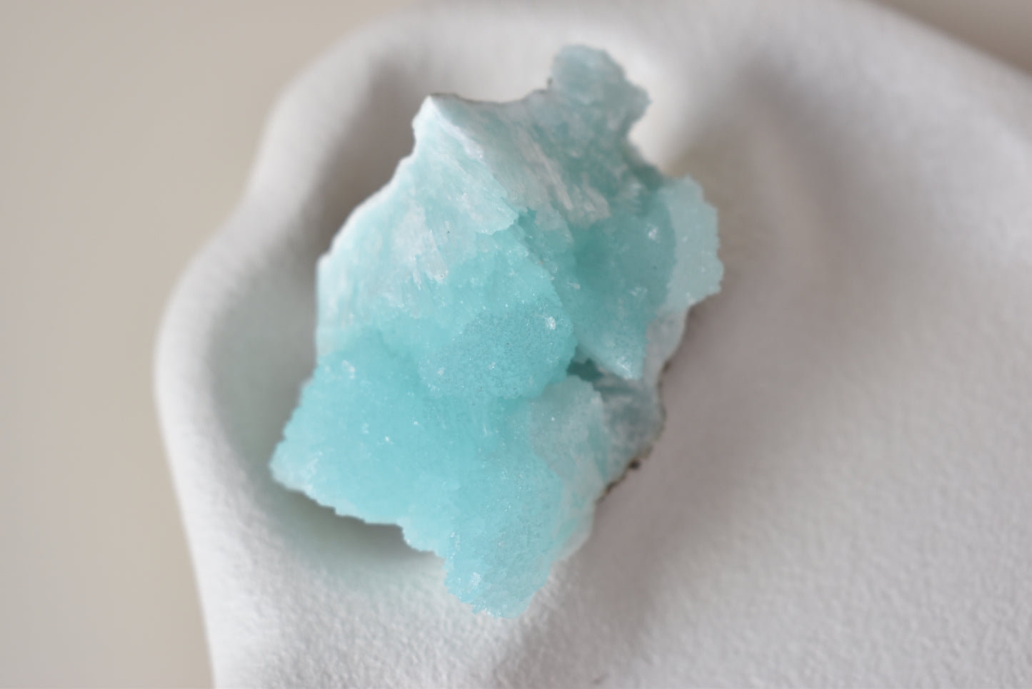 Blue Aragonite Needle Cluster Specimens #3 (Video)