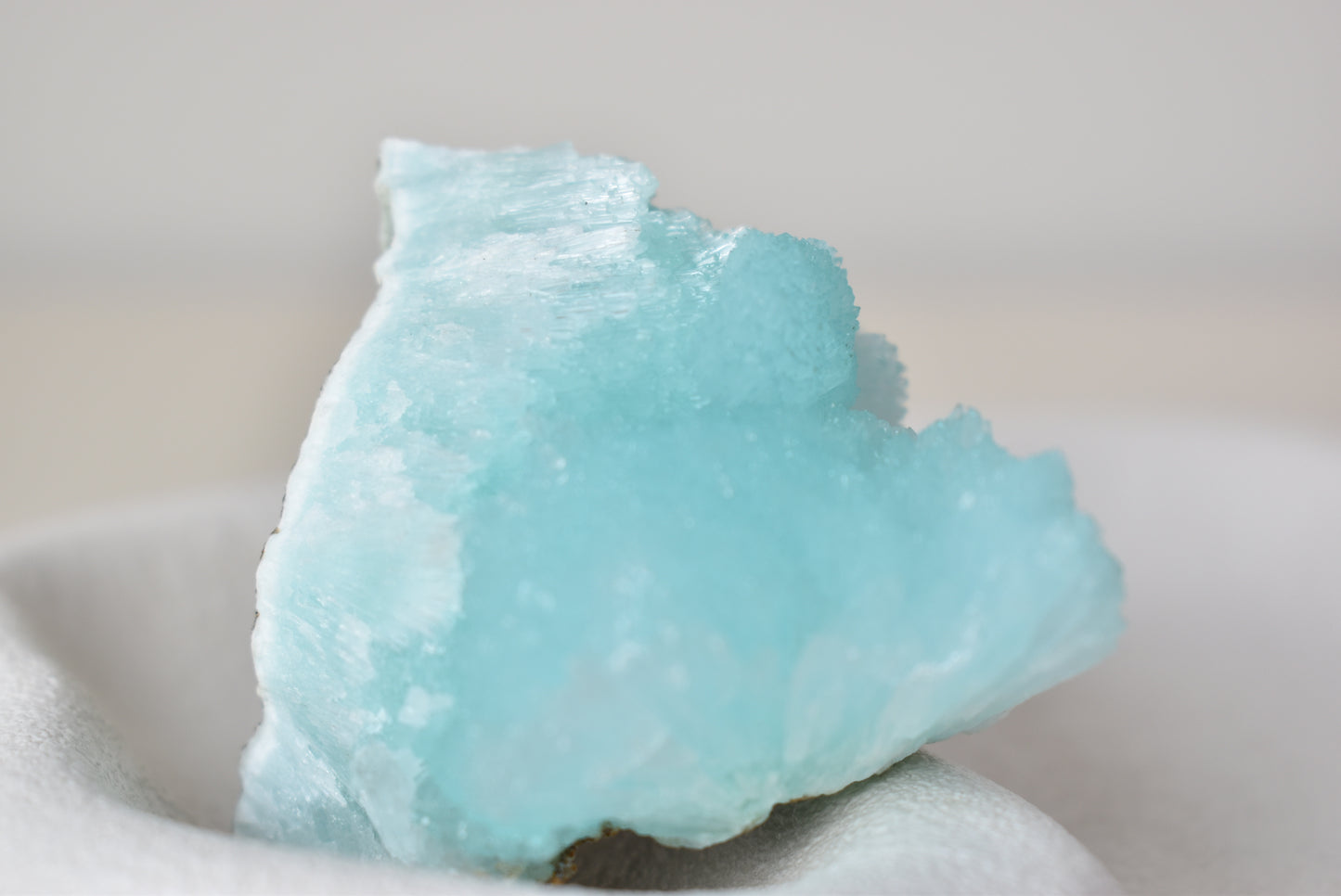 Blue Aragonite Needle Cluster Specimens #3 (Video)