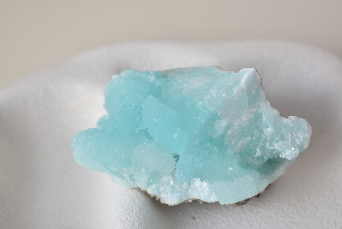 Blue Aragonite Needle Cluster Specimens #3 (Video)