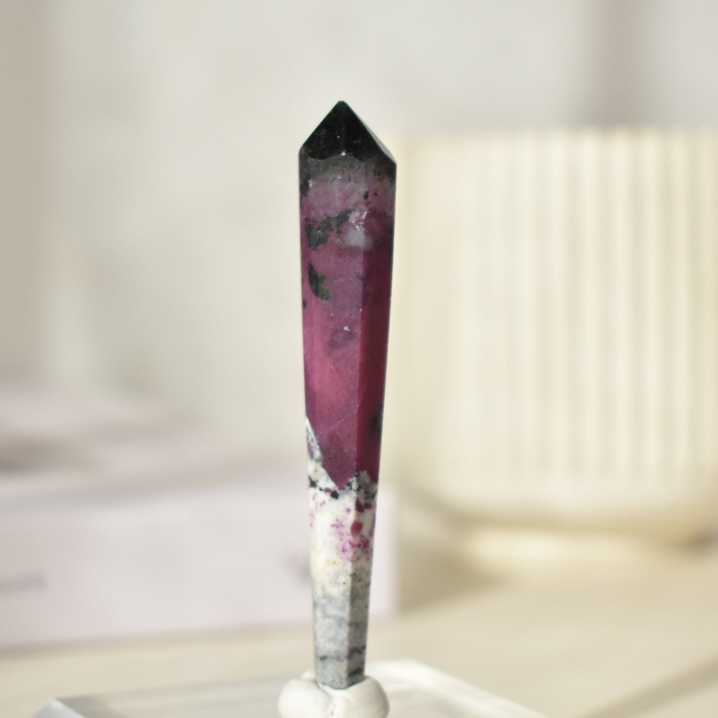 HG Natural Ruby Wand (UV light video)