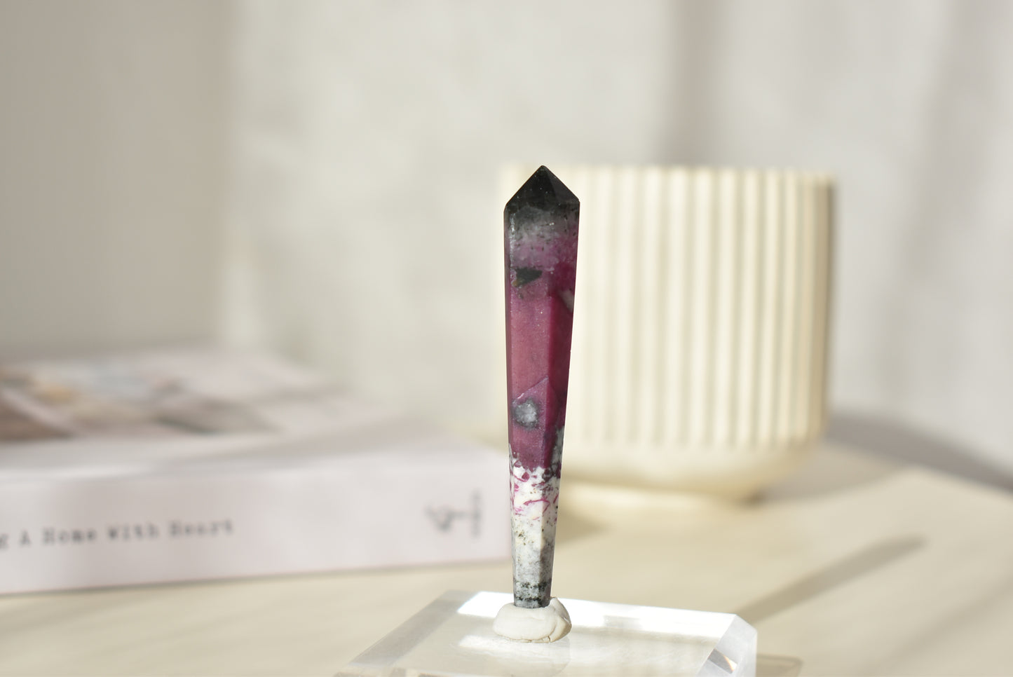 HG Natural Ruby Wand (UV light video)