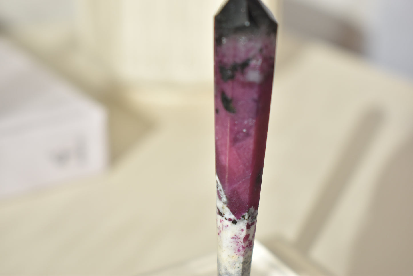 HG Natural Ruby Wand (UV light video)