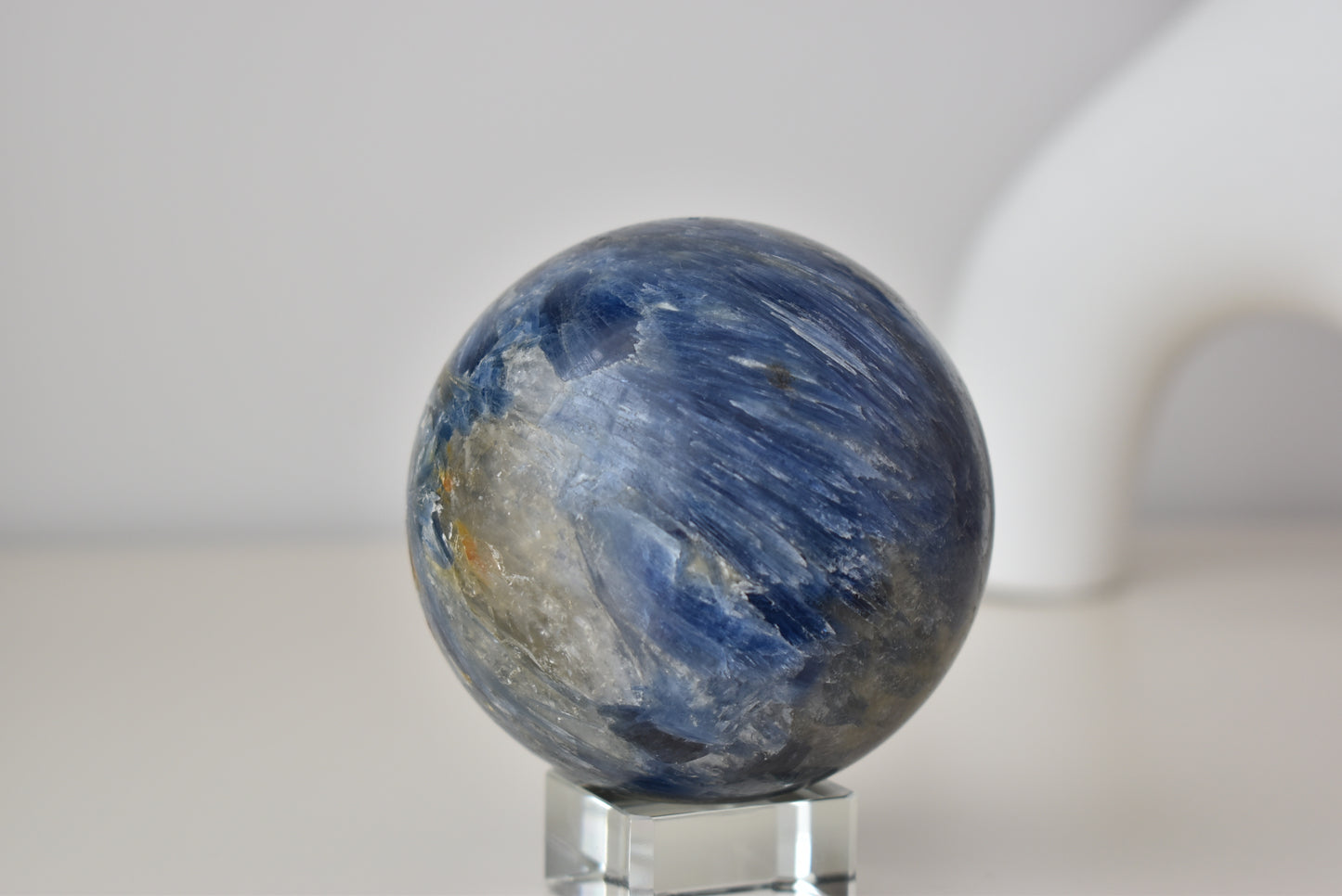 (Rare) Large Blue Kyanite Sphere 80mm