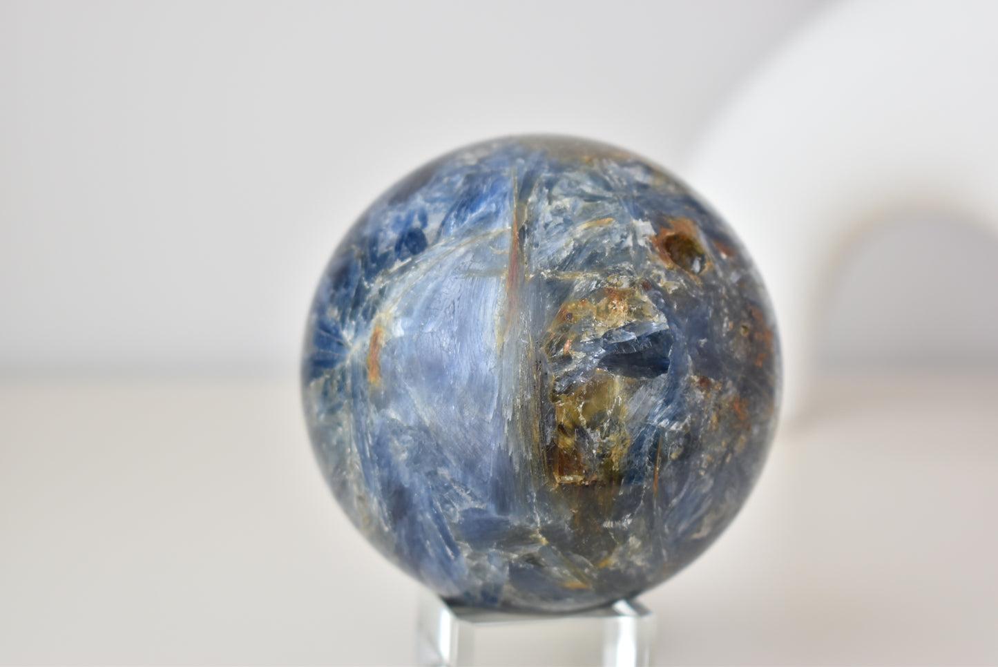 (Rare) Large Blue Kyanite Sphere 80mm