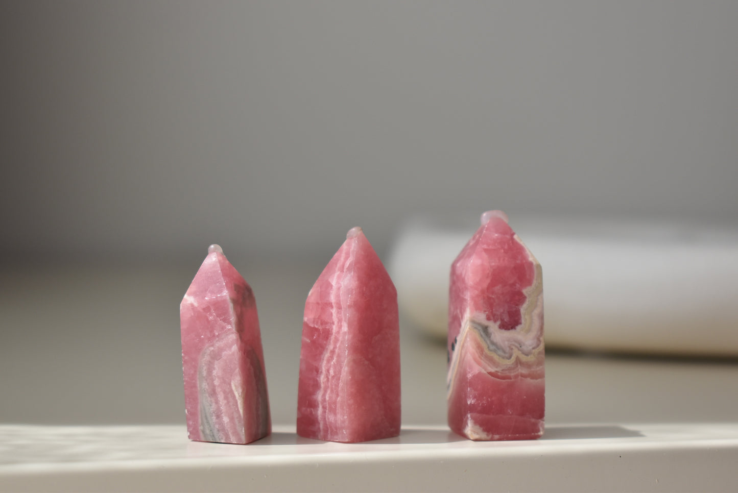 Rhodochrosite Points