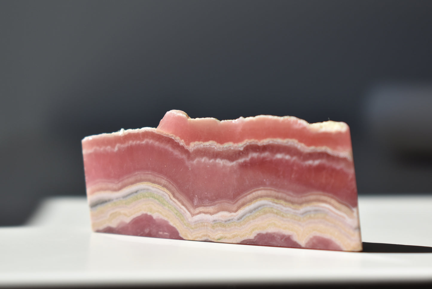 Rhodochrosite Slab #2 (video)