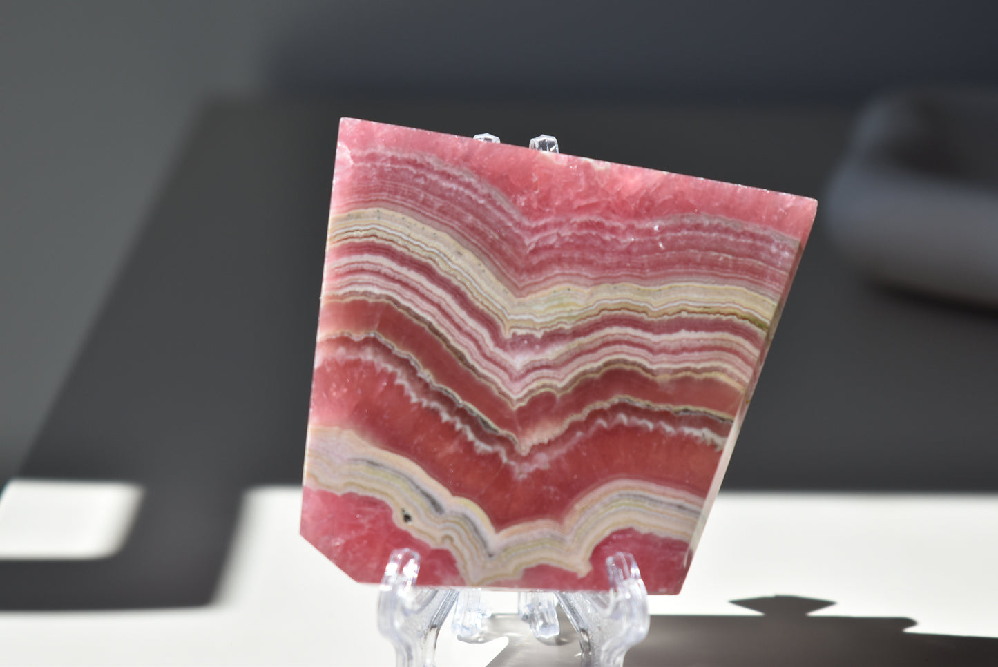 Rhodocrosite Slab #3 (video)