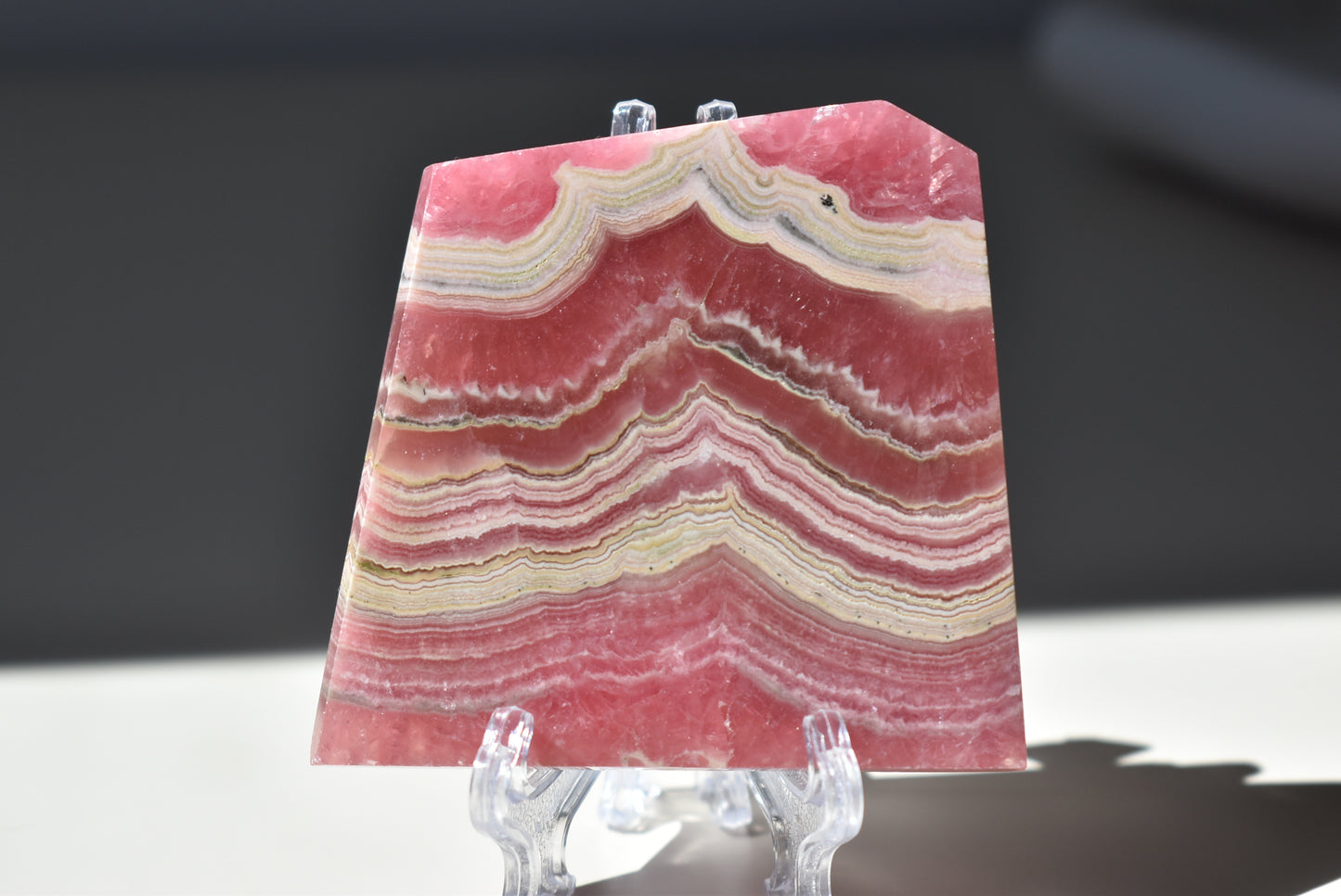 Rhodocrosite Slab #3 (video)