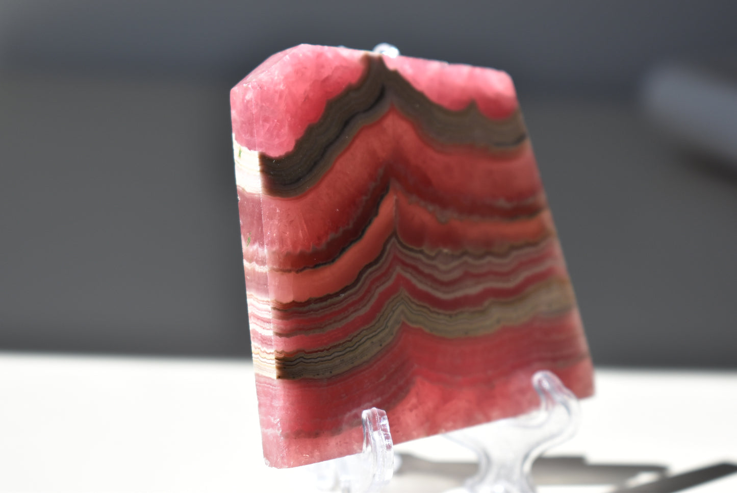 Rhodocrosite Slab #3 (video)
