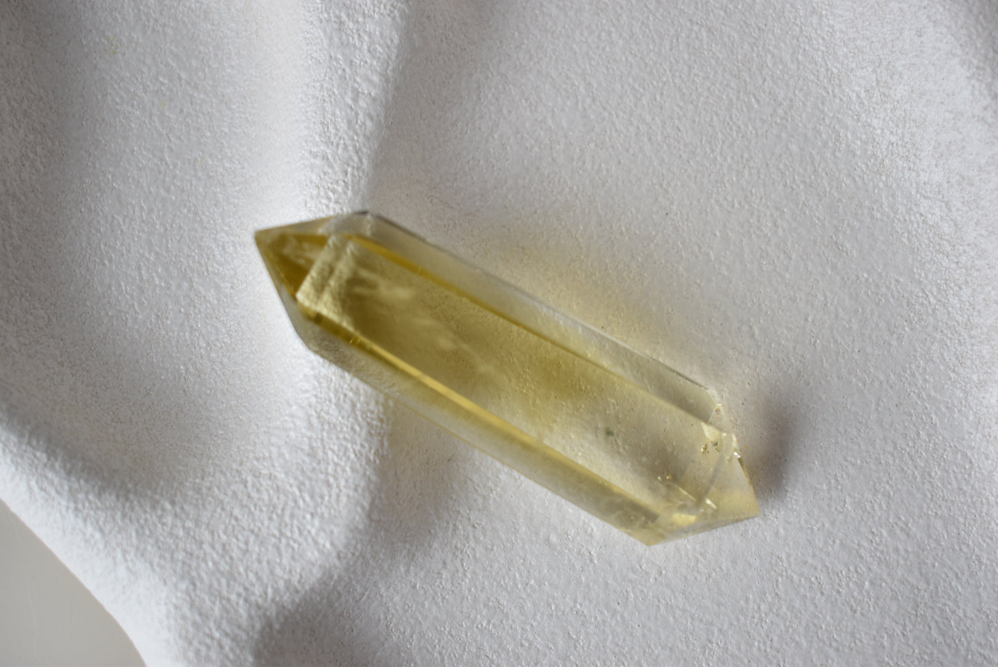 Blue Angel Feather Citrine DT 75mm #2 (chipped)