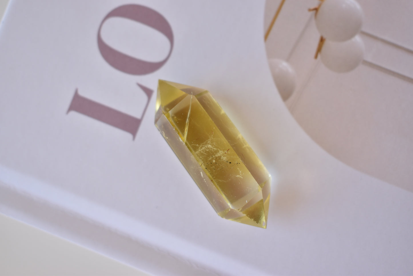 Blue Angel Feather Citrine DT 42mm #4 (video)