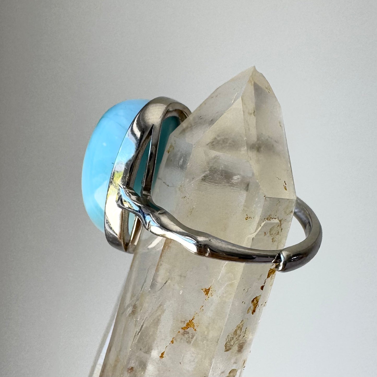 Larimar Ring Adjustable (video)