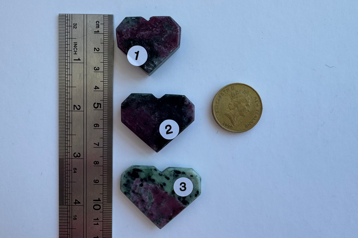 HG Ruby in Zoisite Heart