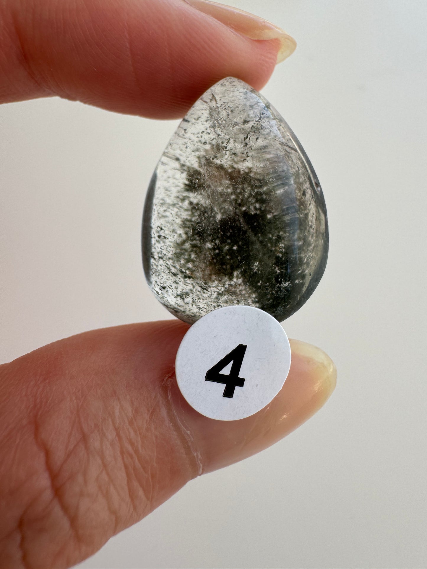 Garden Quartz Lodolite pendants (undrilled)