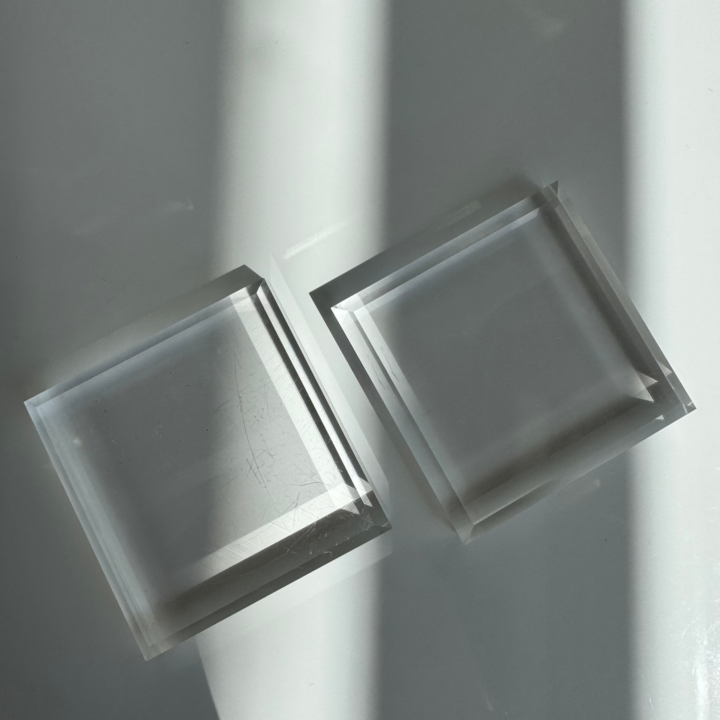 Acrylic Crystal Display Square Plate