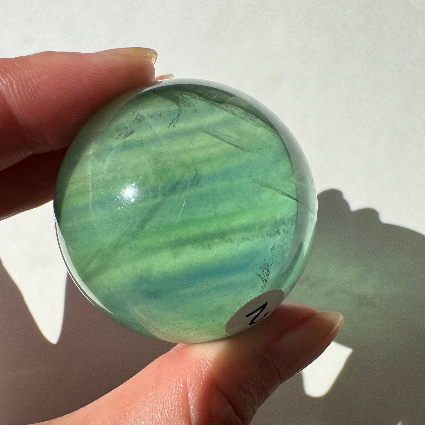 HG Green Blue Fluorite Sphere #2 42mm
