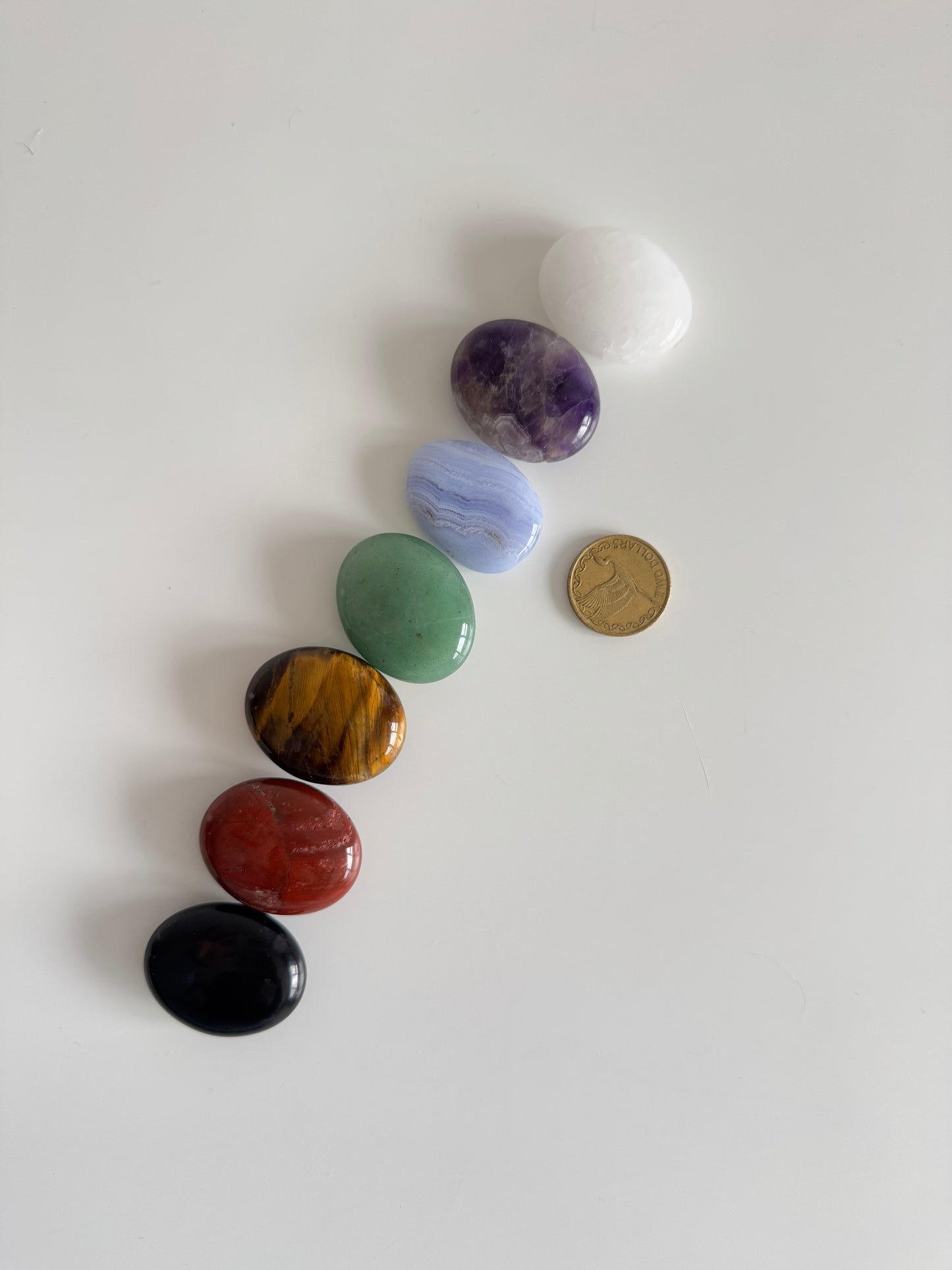 Chakra Healing Palm Stone Value Pack