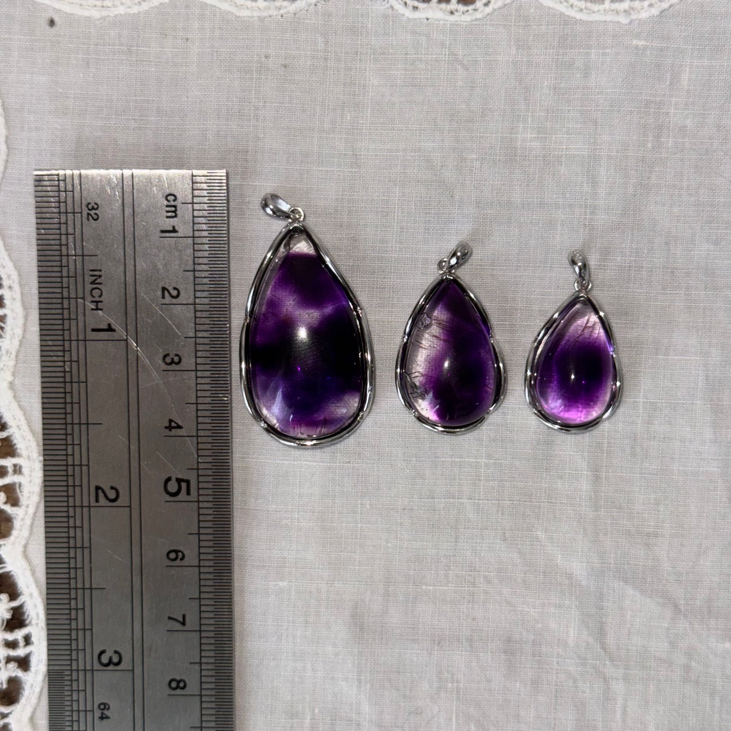 Super Seven Sterling Sliver Pendant (L)