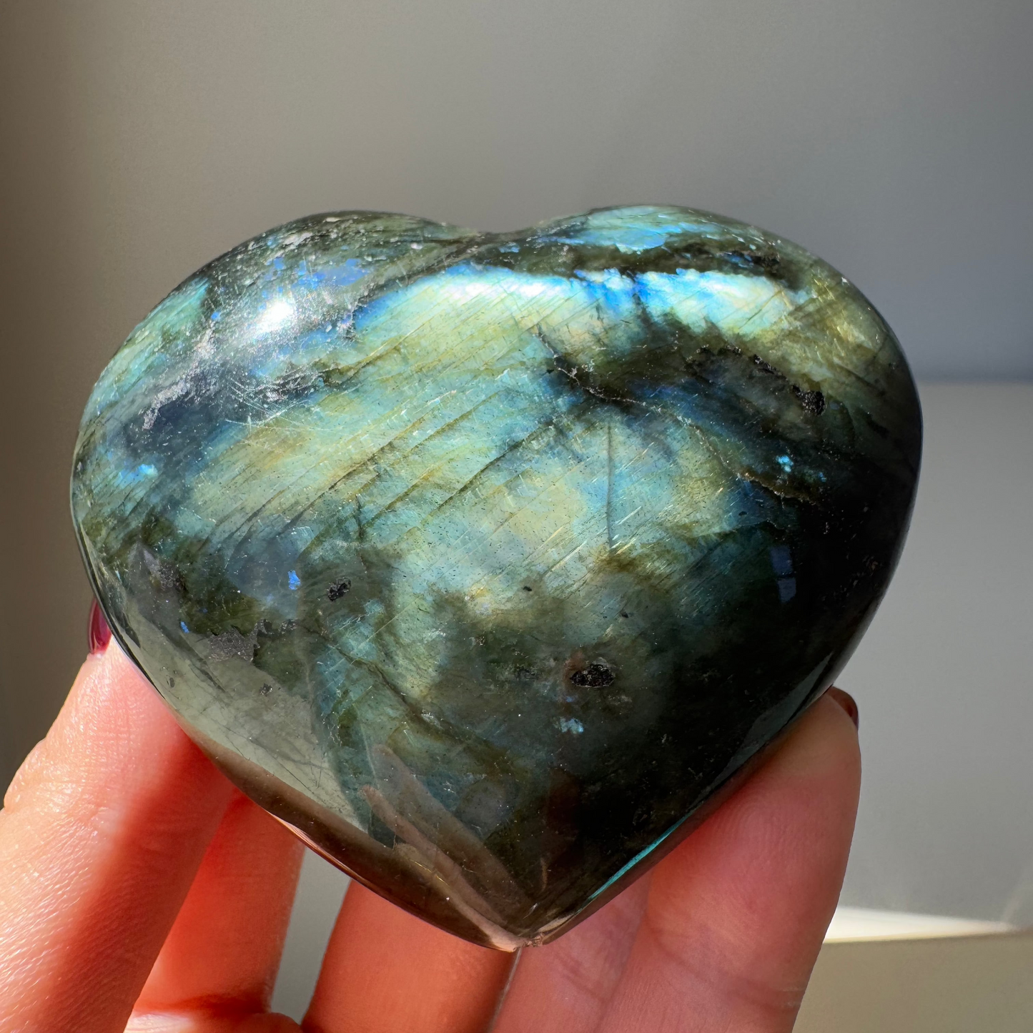 Labradorite Heart 165g #2
