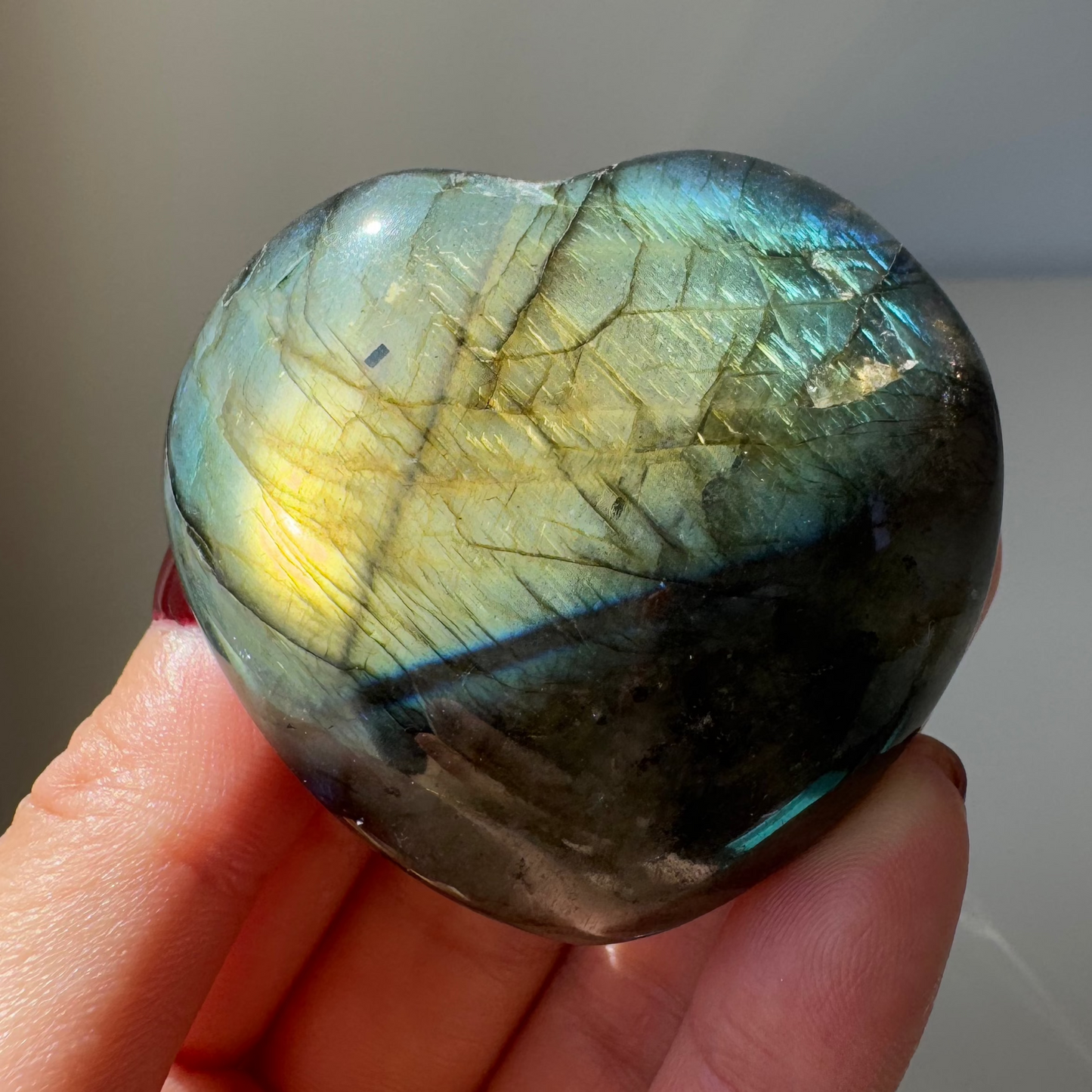 Labradorite Heart 87g #1