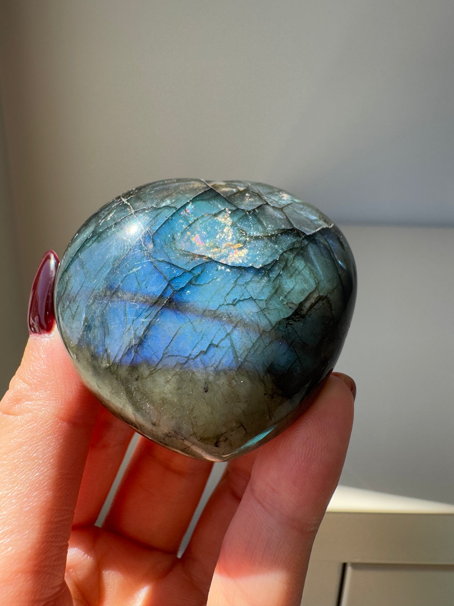 Labradorite Heart 87g #1