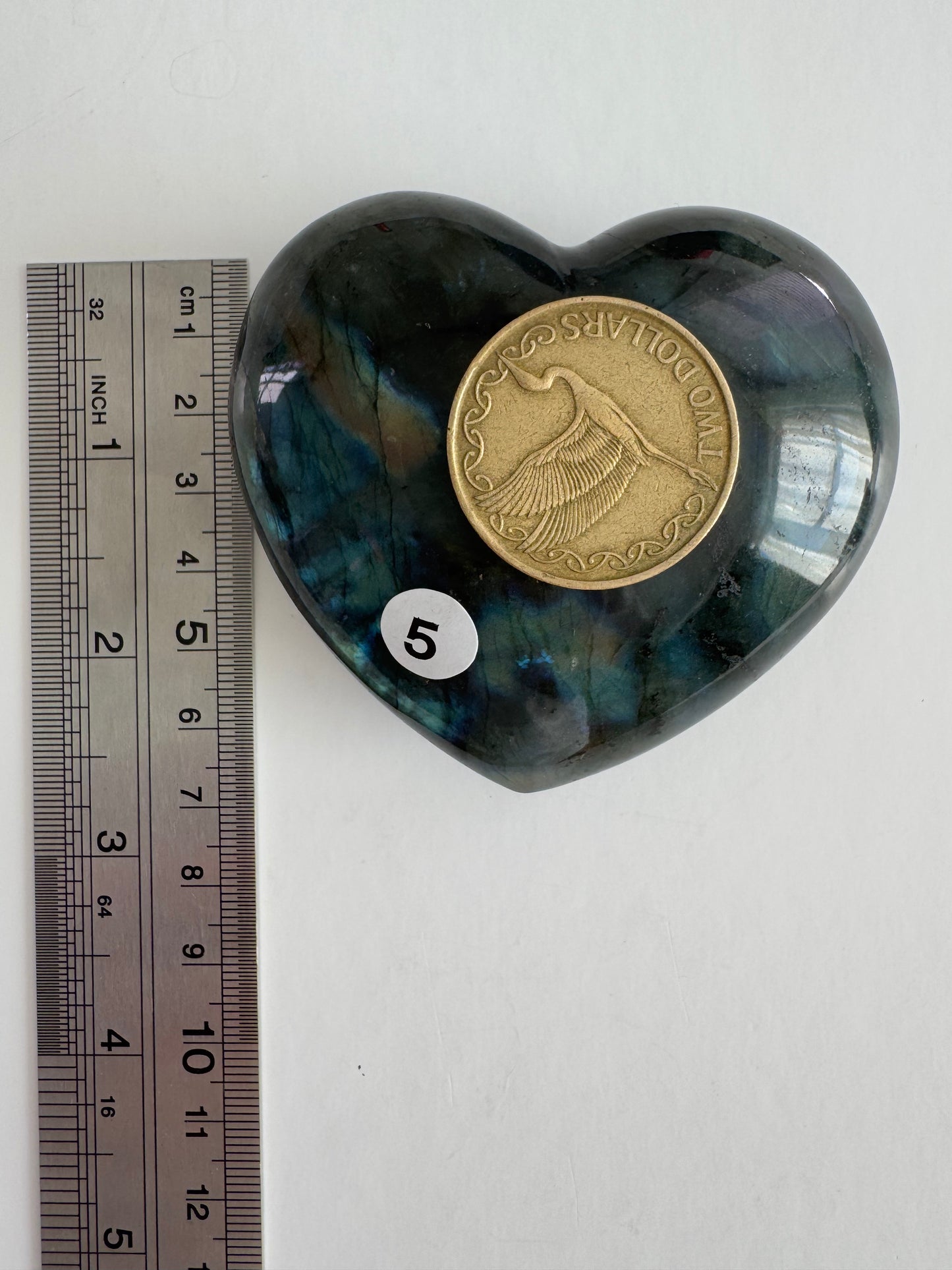 Labradorite Heart 206g #5