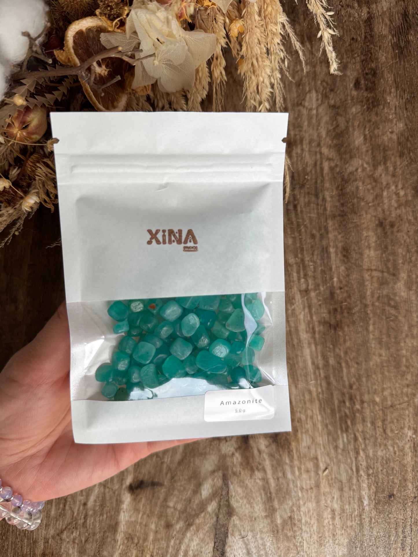 Amazonite Chip 50gms Bag