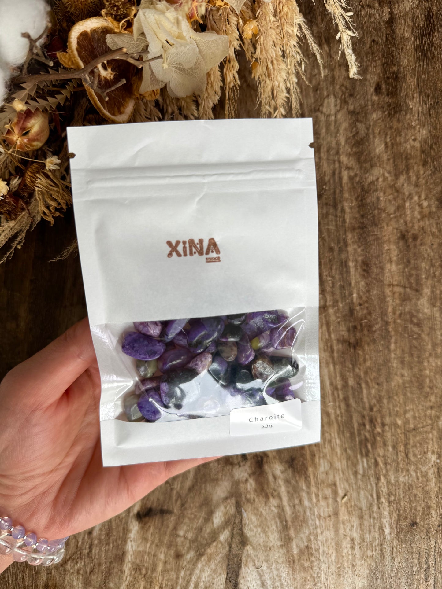 Charoite Chip 50 gms Bag