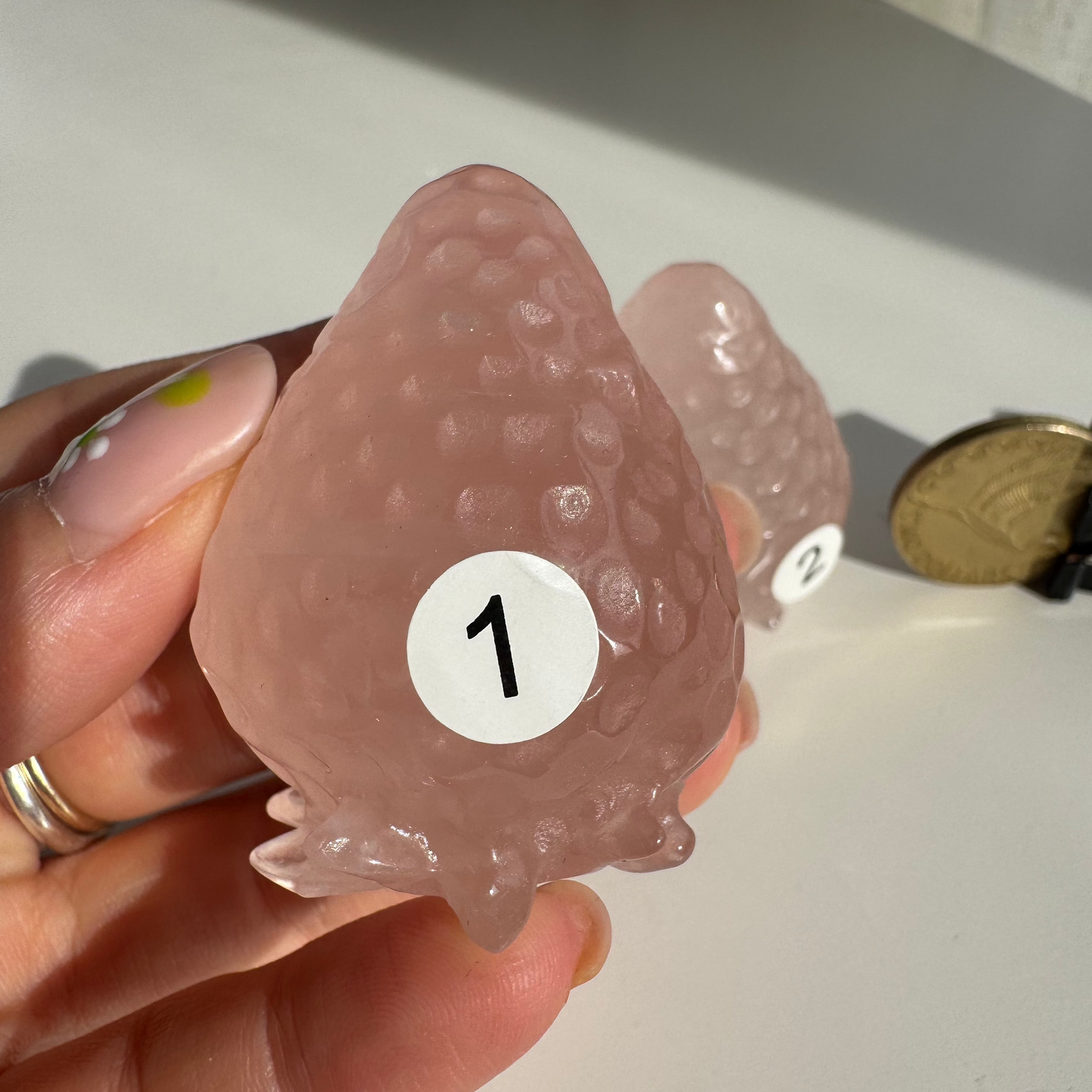 Rose Quartz Strawberry