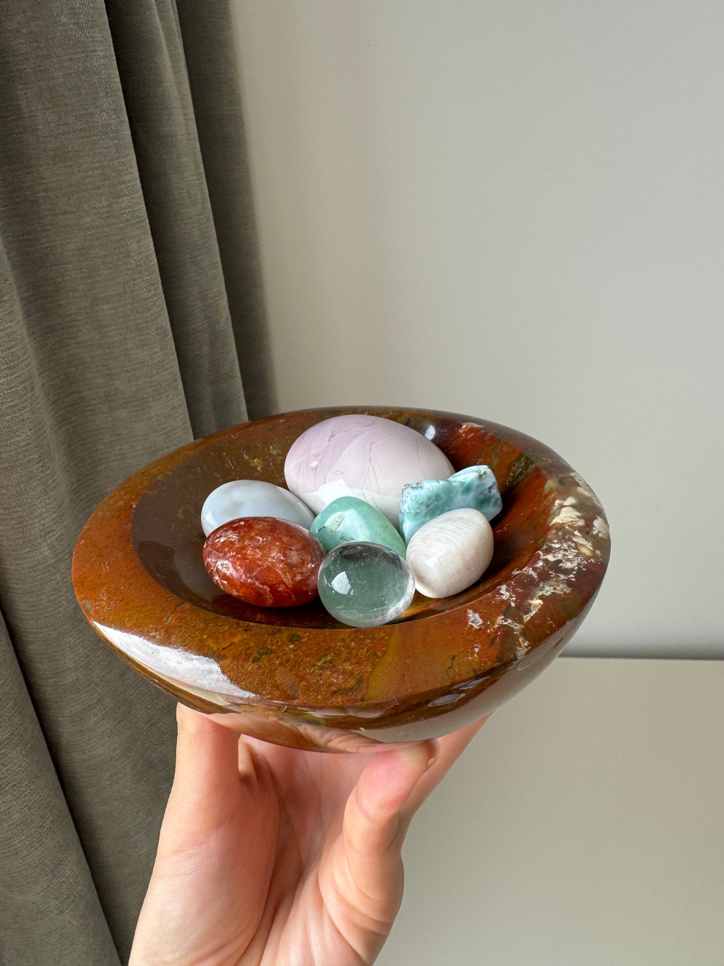 Large Ocean Jasper Bowl 1.1kg