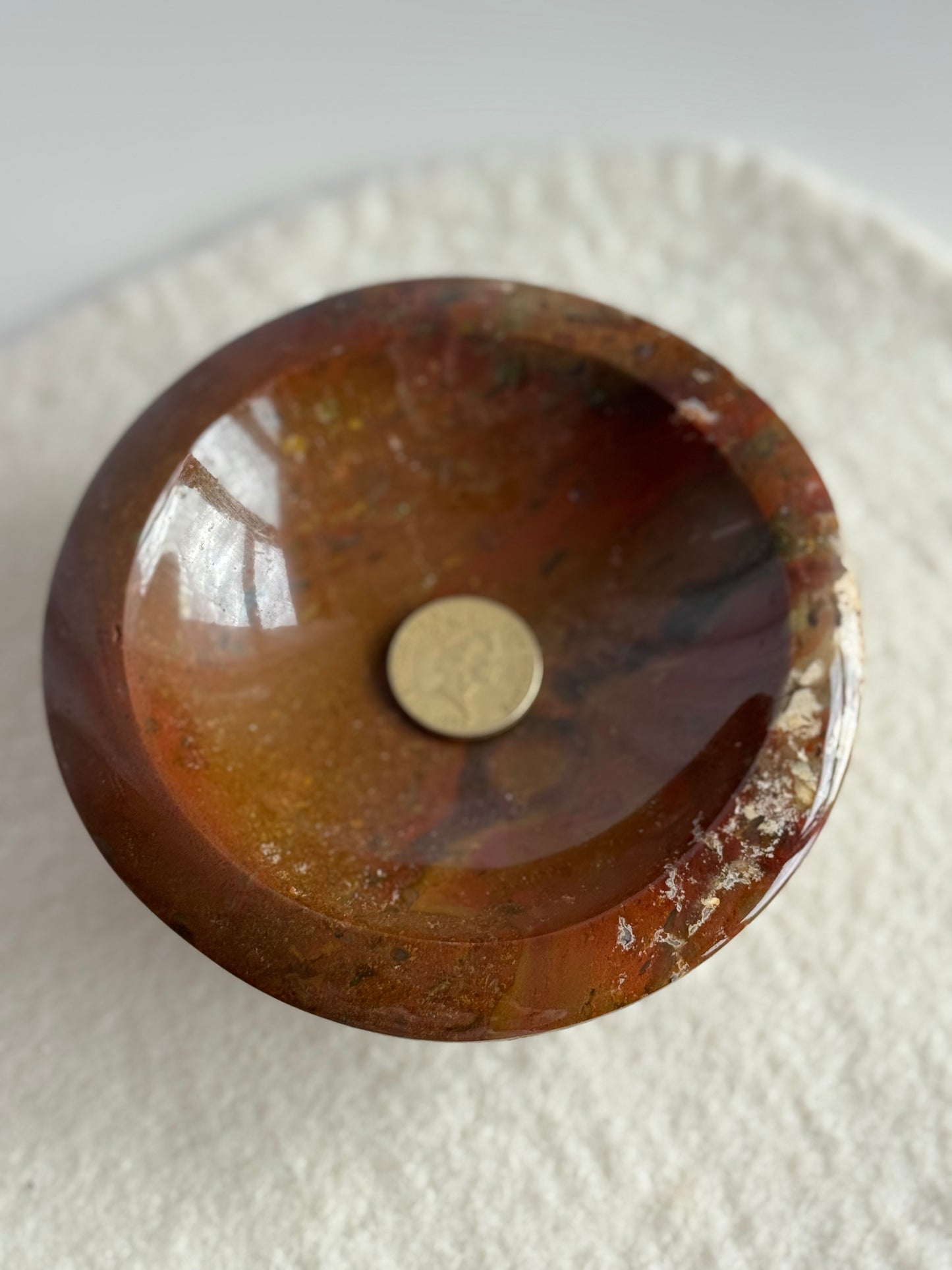 Large Ocean Jasper Bowl 1.1kg