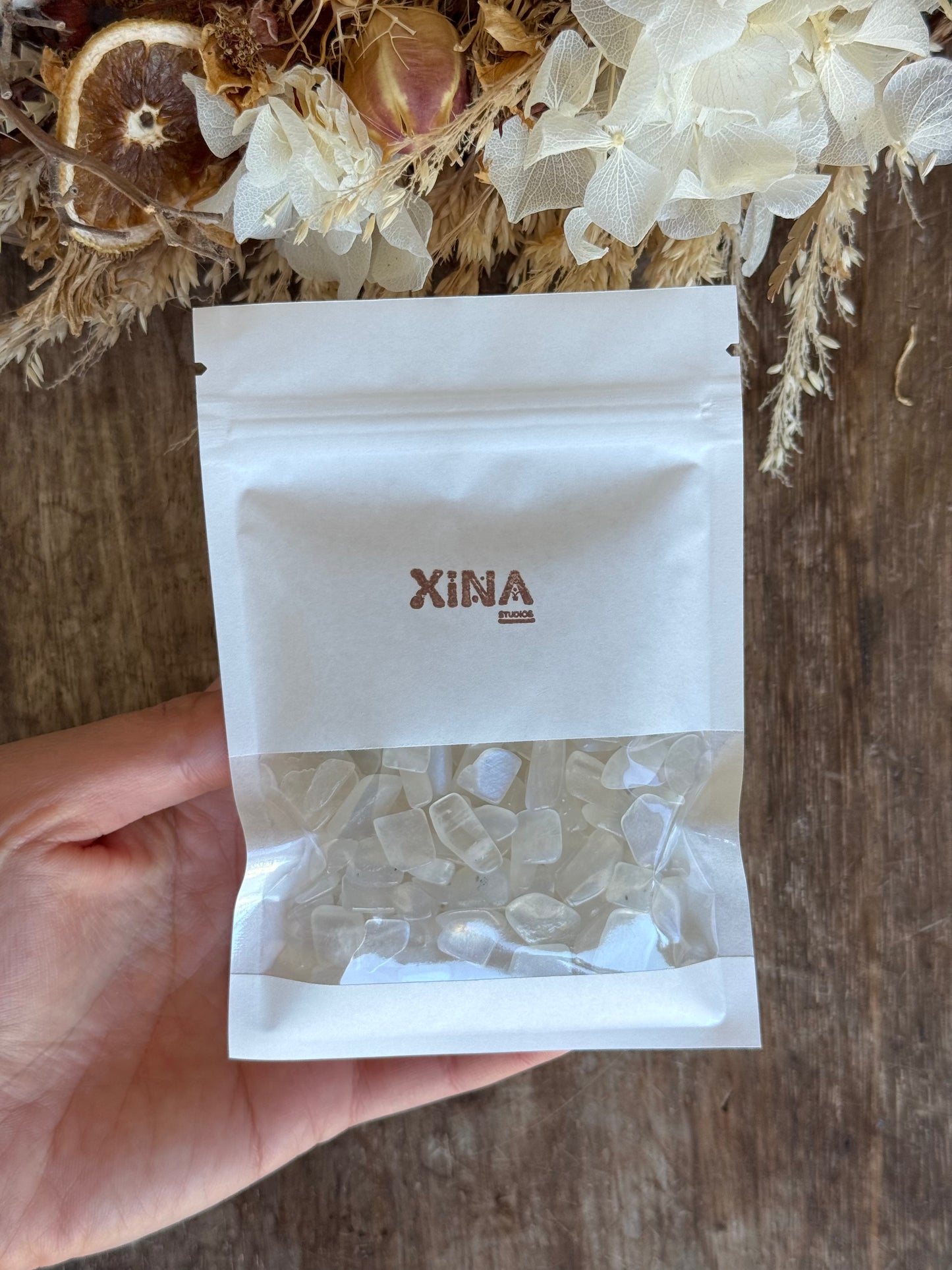 Moonstone Chip 100gms Bag